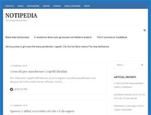 Tablet Screenshot of notipedia.it